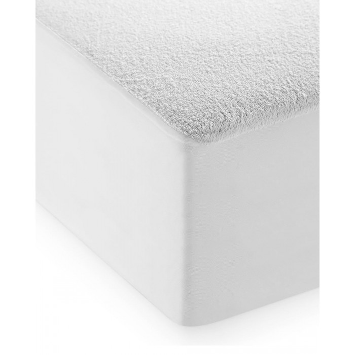 Πετσετέ αδιάβροχο επίστρωμα Madeira Μονή (100x200cm) Άσπρο