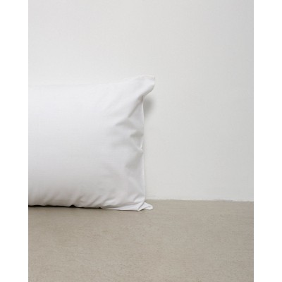 Λευκή Απλή Ξενοδοχειακή Μαξιλαροθήκη Peak 52x72cm 52x72cm Άσπρο