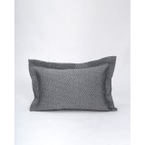 3D Ζακάρ Oxford Μαξιλαροθήκη Γεωμετρικό Pattern Augerinos σε 6 Αποχρώσεις 52x72 5cm Άμμου