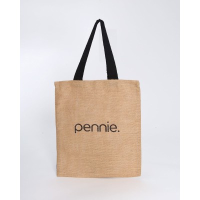 Οικολογική Tote Bag Φυσική Γιούτα Anabella 40x45cm Μπεζ