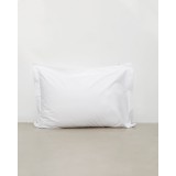 Λευκή Oxford Ξενοδοχειακή Μαξιλαροθήκη Bungalow 52x72+5cm 52x72 5cm Άσπρο