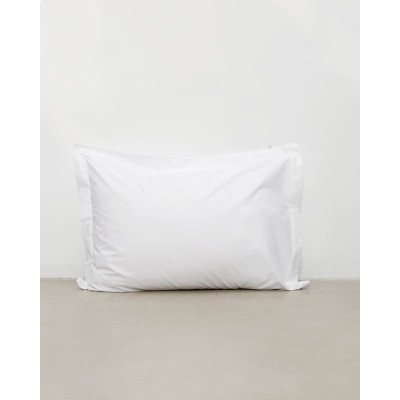 Λευκή Oxford Ξενοδοχειακή Μαξιλαροθήκη Bungalow 52x72+5cm 52x72 5cm Άσπρο