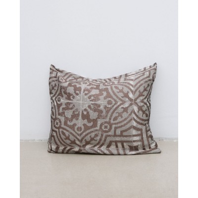 Ζακάρ Διακοσμητική Μαξιλαροθήκη Cusco 40x40cm 40x40cm Καφέ