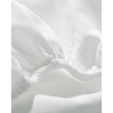 Σεντόνι με λάστιχο Pallas Υπέρδιπλη (160x200+35cm) Άσπρο