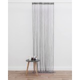 Έτοιμη ραμμένη κουρτίνα Macaroni Στενό Φύλλο (90x250cm) Μπλε Σκούρο
