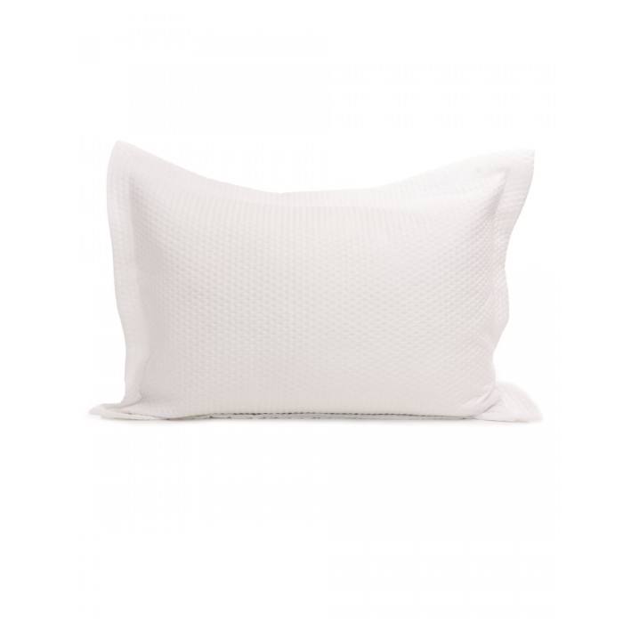 Microsilk Καπιτονέ Μονόχρωμη Oxford Μαξιλαροθήκη Virtuous σε 8 Αποχρώσεις 50x70+5cm 50x70 5cm Πούδρα