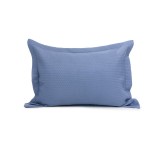 Microsilk Καπιτονέ Μονόχρωμη Oxford Μαξιλαροθήκη Virtuous σε 8 Αποχρώσεις 50x70+5cm 50x70 5cm Πούδρα