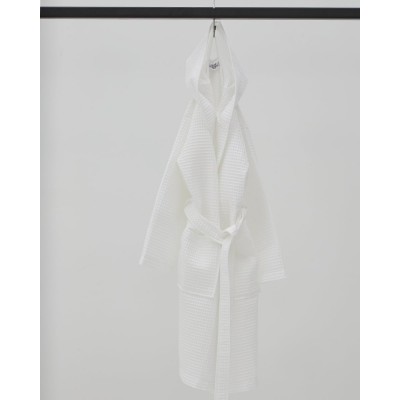 3D Πικέ Pima Cotton Waffle Παιδικό Μπουρνούζι Κιμονό Oliver One Size (43x80cm) Άσπρο