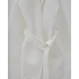 3D Πικέ Pima Cotton Waffle Παιδικό Μπουρνούζι Κιμονό Oliver One Size (43x80cm) Άσπρο