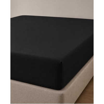 Microsilk Μονόχρωμο Σεντόνι με Λάστιχο Oscar 6 Αποχρώσεις Μονή (100x200+40cm) Ανθρακί