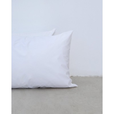 Ξενοδοχειακή Απλή Μαξιλαροθήκη Oscar 50x70cm Άσπρο