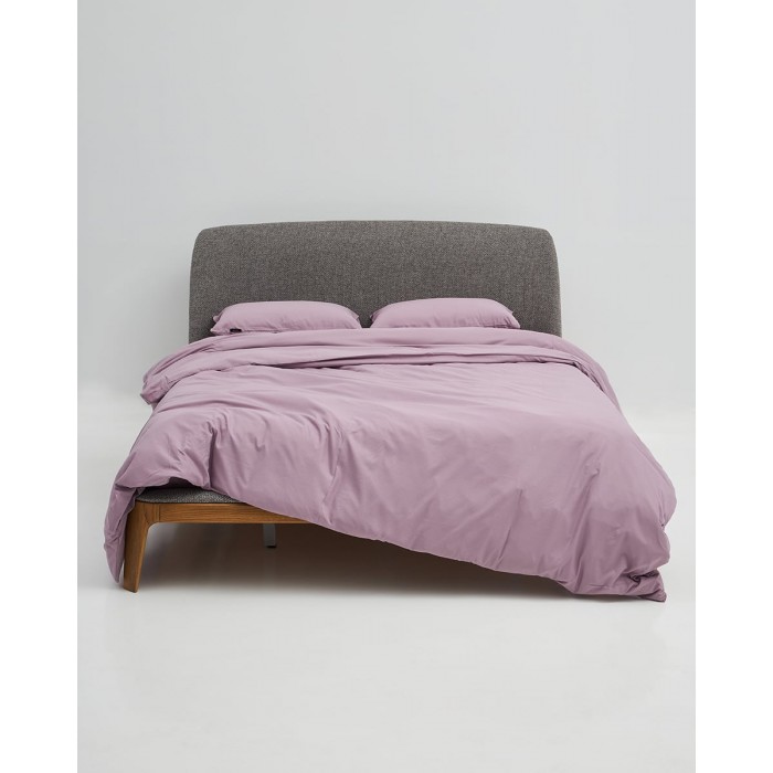 Microsilk Μονόχρωμο Ζακάρ Σεντόνι με Λάστιχο Robola σε 8 Αποχρώσεις Μονή (100x200+40cm) Μελιτζανί