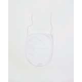  Πετσετέ Αδιάβροχη Σαλιάρα 25x21.5cm One Size (25x21.5cm) Άσπρο