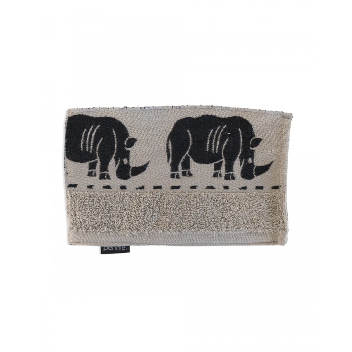 Γκρι Βαμβακερό Γάντι Μπάνιου Savannah 13x15cm One Size (13x15cm) Γκρι