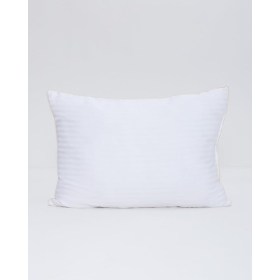 Μαλακό Μαξιλάρι Ύπνου με Μπεζ Ρέλι Studio 50x70cm 50x70cm Άσπρο
