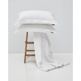 3D Βαμβακερή Πικέ Oxford Μαξιλαροθήκη Videl σε 8 Αποχρώσεις 45x45 5cm Άσπρο