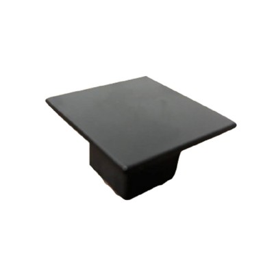 Μεταλλικό πόμολο επίπλων 1216 σε Μαύρο Ματ 25mm Χ 25mm Χ 20mm