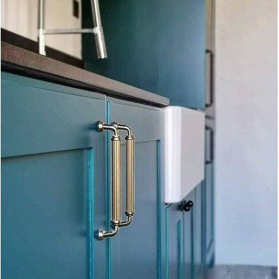 Λαβή επίπλων Roline 677-160 σε Χρυσό Ματ