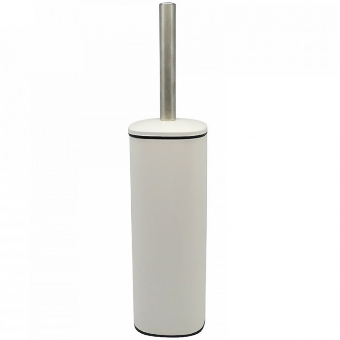 Πιγκάλ Επιδαπέδιο με Αποσπώμενο Κάδο Inox Άσπρο Ματ 9,5x9,5x39εκ. Ankor 830305