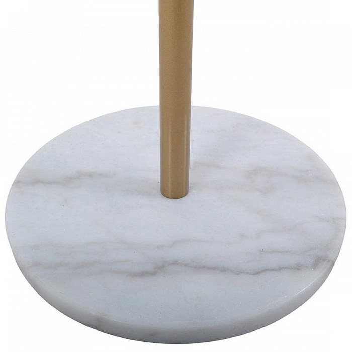 Καλόγερος Ρούχων Μεταλλικός σε Χρυσό Ματ και Βάση απο Μάρμαρο 173εκ. Ankor 826162