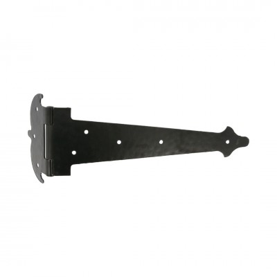 Μεντεσές Amig τύπου Τ με μήκος 150mm σε χρώμα μαύρο με διακόσμηση mod.554-150