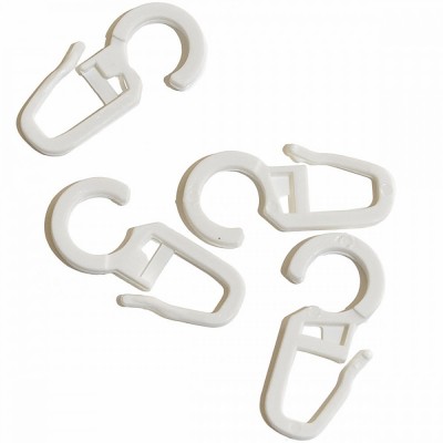 Παραμάνες κουρτίνας Λευκό 50τεμ