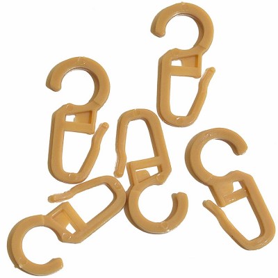 Παραμάνες κουρτίνας Φυσικό 50τεμ