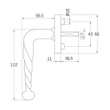 Γρυλόχερο Κουφώματος Amig MOD.115 ΜΑΥΡO DRY ΚΕΕΡ