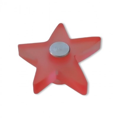 Πόμολο Επίπλου Παιδικό από Πλαστικό Κόκκινο Φ43mm Roline 525