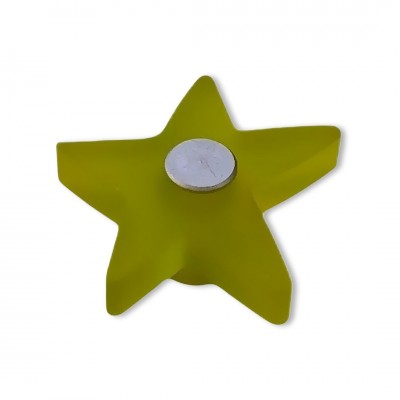 Πόμολο Επίπλου Παιδικό από Πλαστικό Λαχανί Φ43mm Roline 525