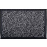 Πατάκι Ποδόμακτρο Εισόδου Μοκέτα Γκρί Μαύρο με Καουτσούκ Πλάτη 40x60εκ. ANKOR 827527