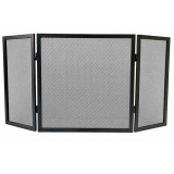 Κάλυψη Τζακιού Μεταλλική Σπαστή Μαύρη 50cmx50cmx25cm   N 46174