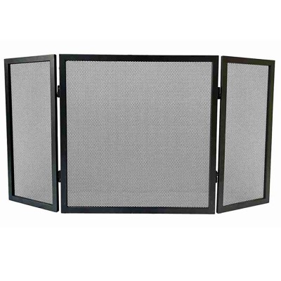 Κάλυψη Τζακιού Μεταλλική Σπαστή Μαύρη 50cmx50cmx25cm   N 46174