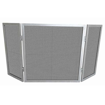 Κάλυψη Τζακιού Μεταλλική Σπαστή Νίκελ 50cmx50cmx25cm 46175