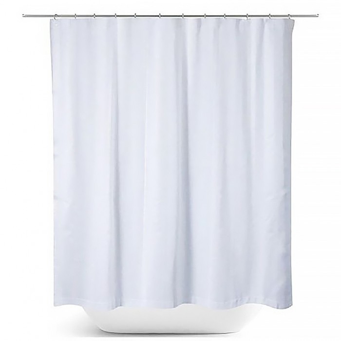 Κουρτίνα Μπάνιου Import Hellas 9290 240x200 Λευκό