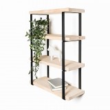 Ορθογώνιο Στήριγμα ραφιών (1τεμάχιο) 1080 απο Ατσάλι 200x300x40mm σε μαύρο Χρώμα Safe motion