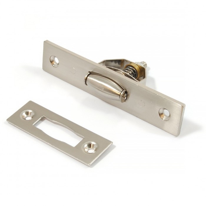 Σούστα πόρτας με βαρελάκι ορειχάλκινο ματ νίκελ 079-8010 Metalor