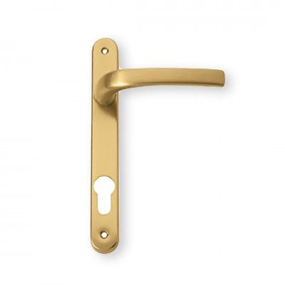 Πόμολο Αλουμινόπορτας με στενή πλακά 25mm (1τεμάχιο) Ζωγομετάλ σειρά 0302 Όρο ματ