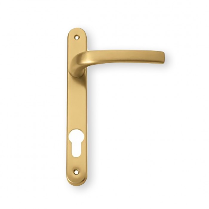 Πόμολο Αλουμινόπορτας με στενή πλακά 25mm (1τεμάχιο) Ζωγομετάλ σειρά 0302 Όρο ματ