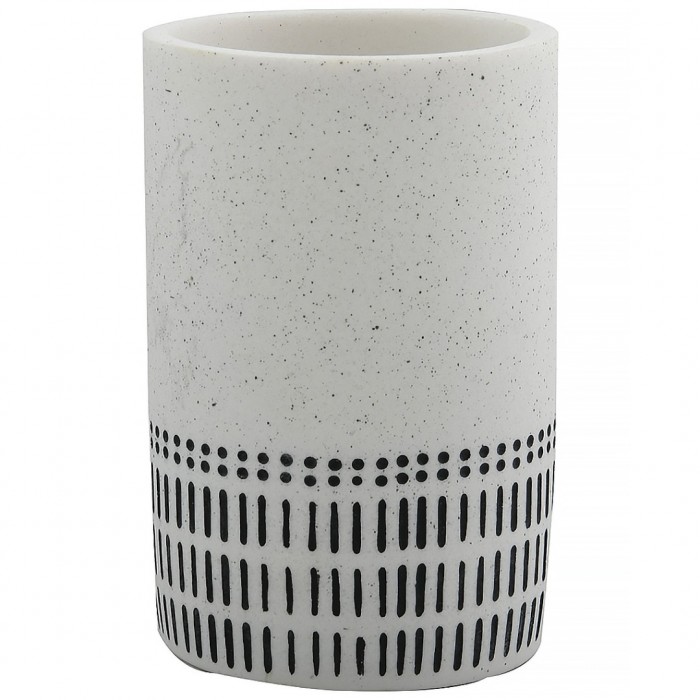 Επικαθήμενη Ποτηροθήκη Μπάνιου Spirella Yuma 20982 WHΙΤΕ-BLACK