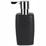 Επικαθήμενο Ντισπένσερ Κεραμικό Μαύρο Ματ 7x15.3 εκ Spirella Retro 02618.002