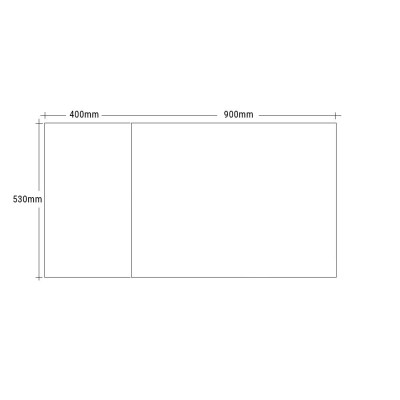 Κάλυψη Τζακιού Conset 0324 σε Σκουριά 900mm x400mm x 530mm S54S54 ---ΔΕΞΙΑ 