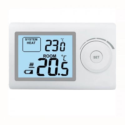 Ψηφιακός Θερμοστάτης Χώρου Θέρμανσης - Ψύξης Λευκός LINEME 11-00127-1