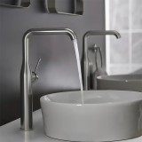 Μπαταρία Νιπτήρα Ψηλή Inox Longevita σειρά 788.S Ανοξείδωτο Ματ (Ύψος 36cm)