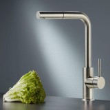 Μπαταρίες Κουζίνας Longevita με Επεκτεινόμενο Σπιράλ 420-S σε Ανοξείδωτο Ματ (Ύψος 30cm)