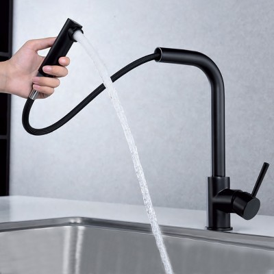 Μπαταρίες Κουζίνας Longevita με Επεκτεινόμενο Σπιράλ 420-Β σε Μαύρο Ματ (Ύψος 30cm)