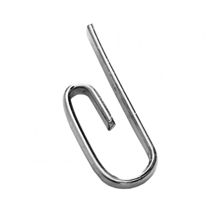 Μεταλλικό Χουκ για κουρτίνες Ασημί -30 τεμαχίων