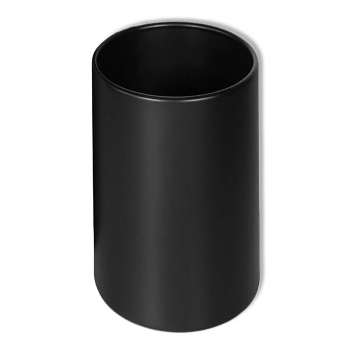 Επικαθήμενη Ποτηροθήκη Μπάνιου 6,5 × 11,5 cm Spirella TUBE 20485 MATT BLACK