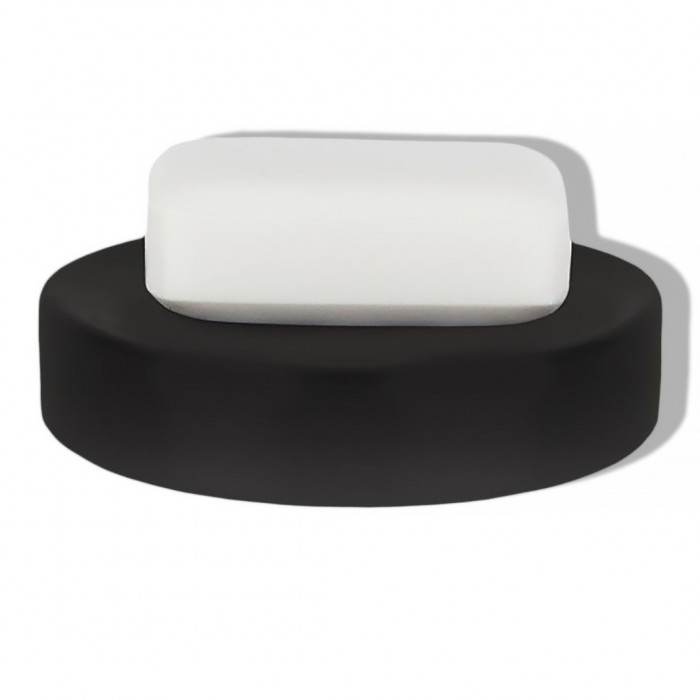 Σαπουνοθήκη 11 × 3 cm Spirella TUBE 20487 MATT BLACK