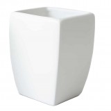 Επικαθήμενη Ποτηροθήκη Μπάνιου 7,5 × 7,5 × 10 cm Τ ΤΗΑΙ 21775 ΛΕΥΚΟ